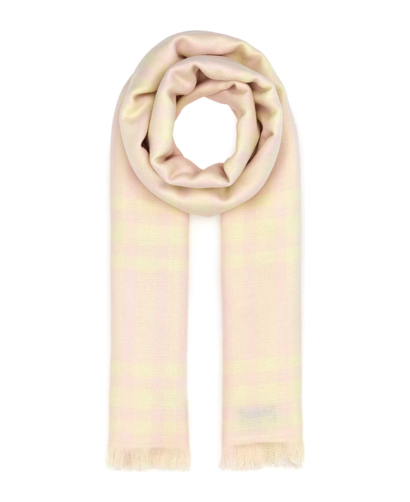 Burberry xxl Printed Wool Blend Scarf - CAMEO