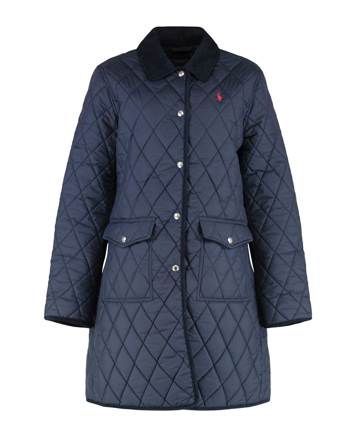 Polo Ralph Lauren Quilted Riding-coat - blue