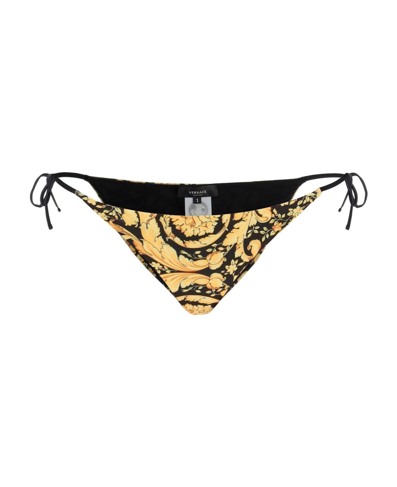 Versace Barocco Bikini Bottom - GOLD   PRINT (Yellow)