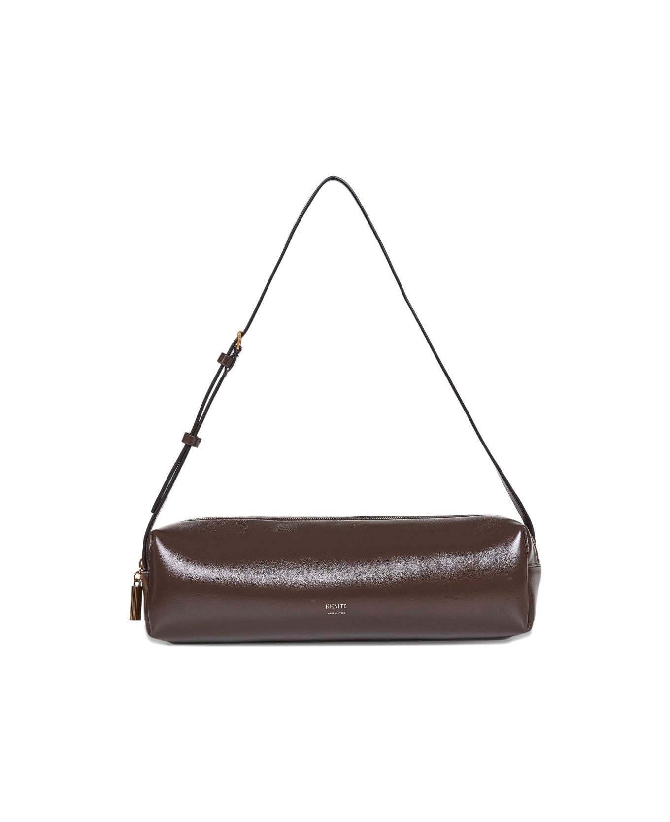 Khaite Kye Leather Shoulder Bag - Brown