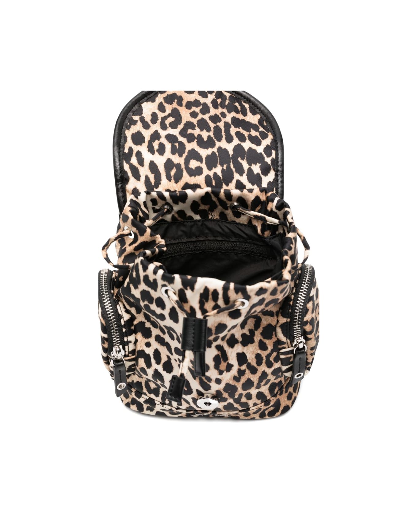 Ganni Bucky Nano Backpack - Brown