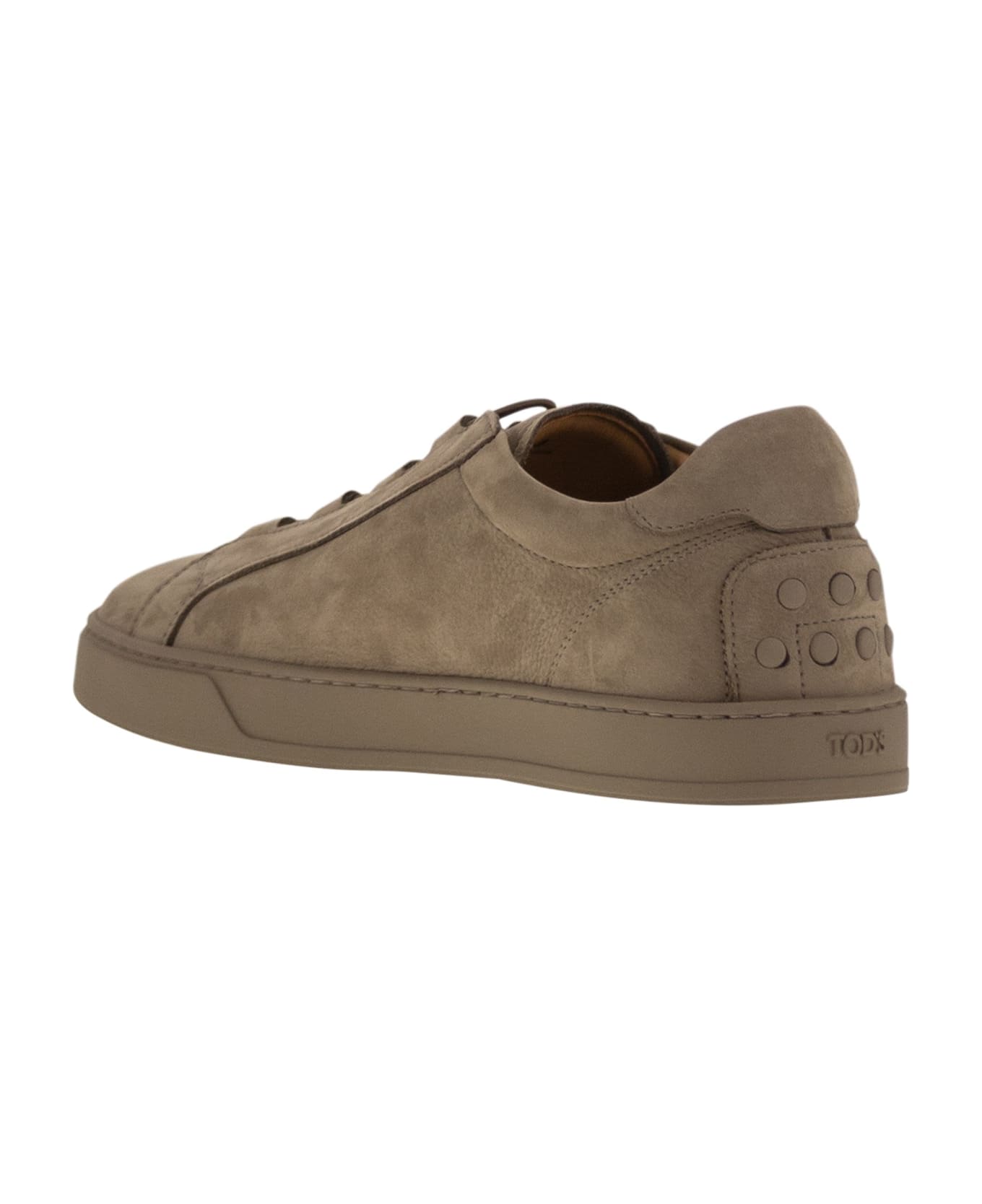 Tod's Sneakers In Nubuck - Camel