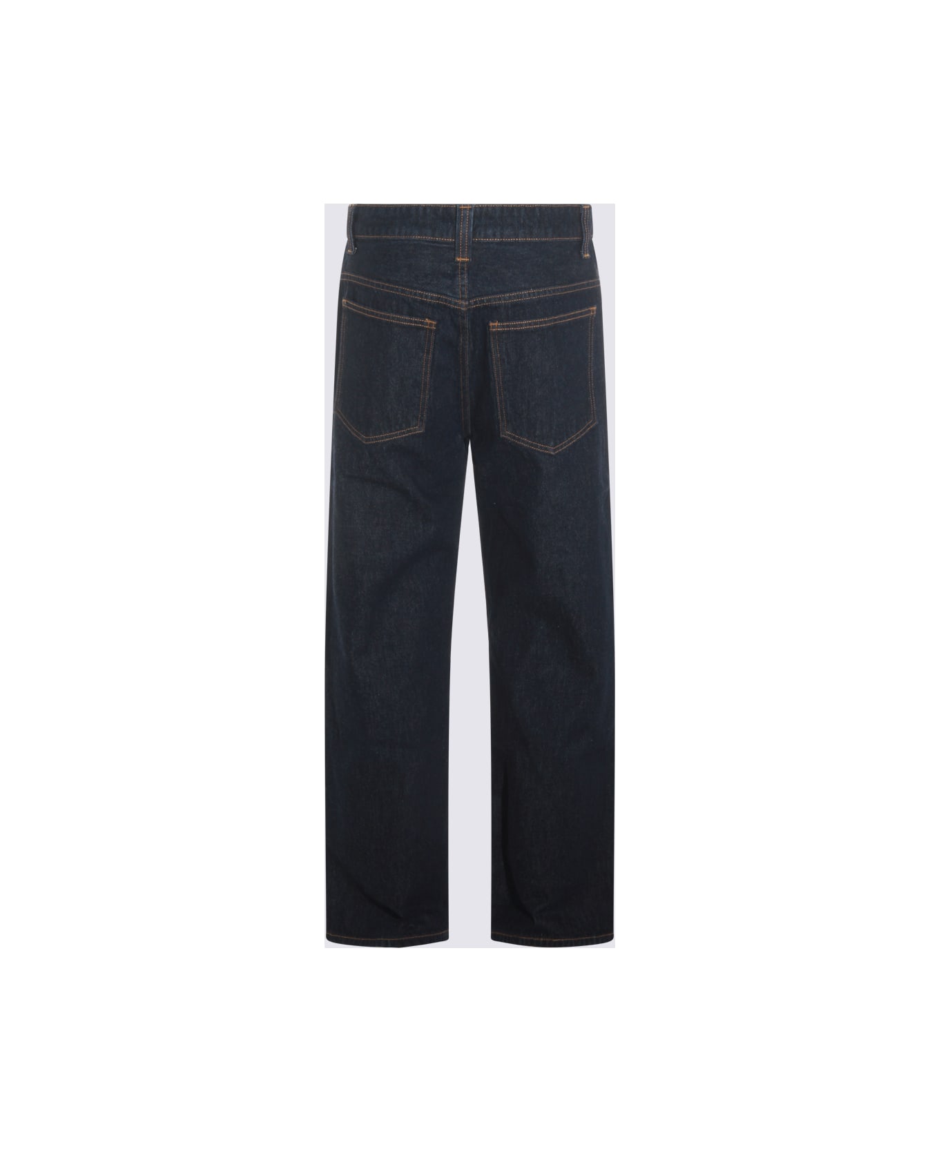 Khaite Dark Blue Cotton Jeans - BENSON