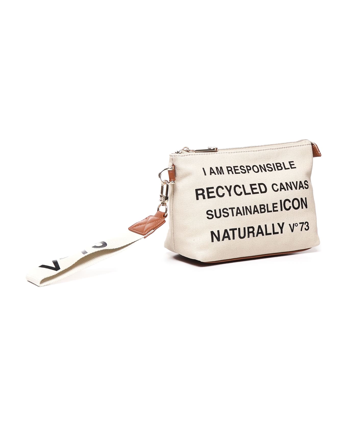 V73 Resposability Clutch Bag - White