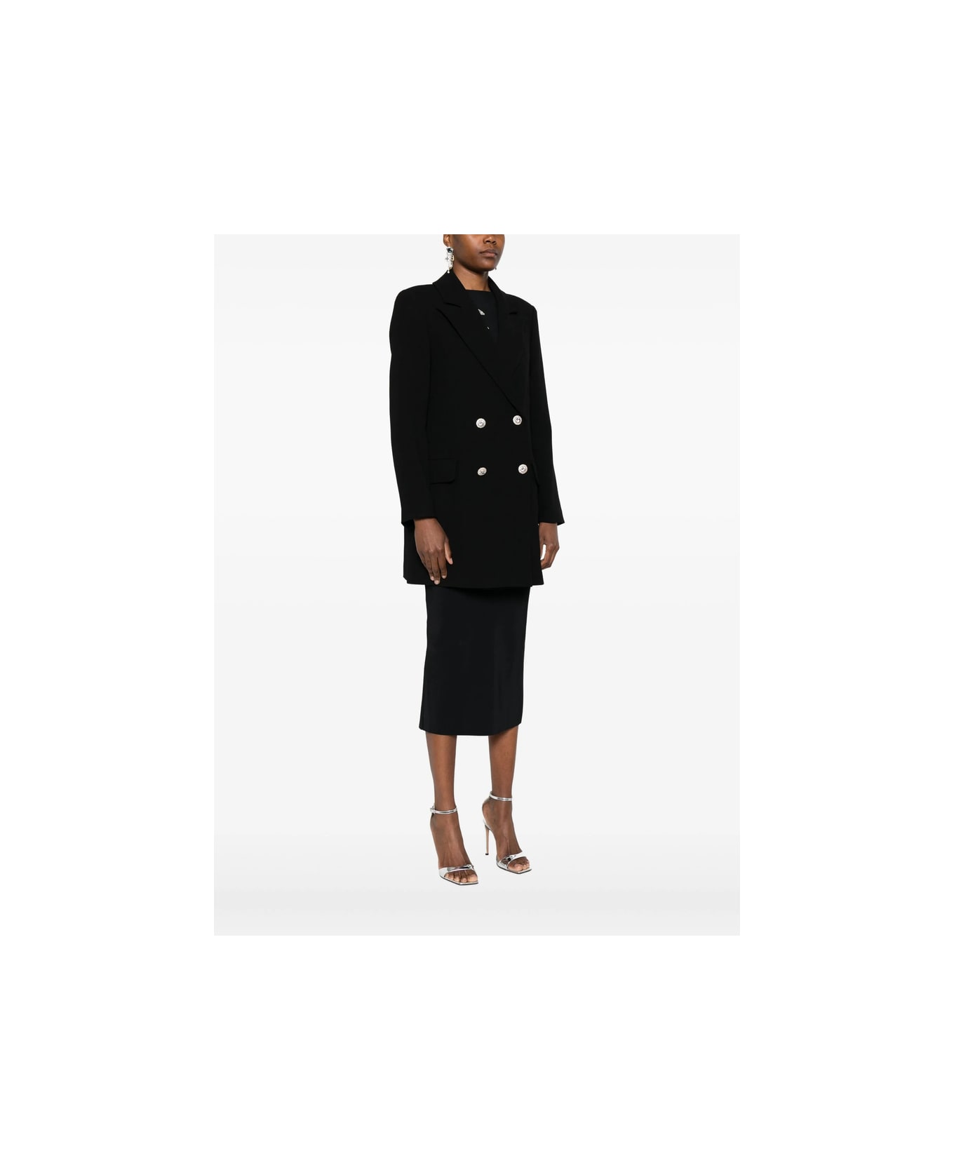 La Petit Robe Di Chiara Boni Coat - BLACK