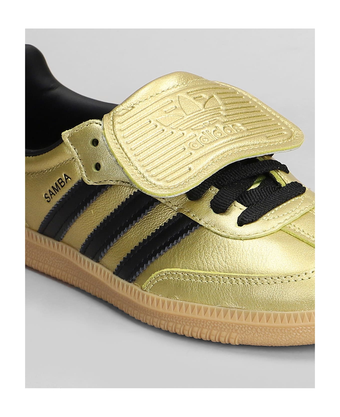 Adidas Samba Lt Sneakers In Gold Leather - gold スニーカー