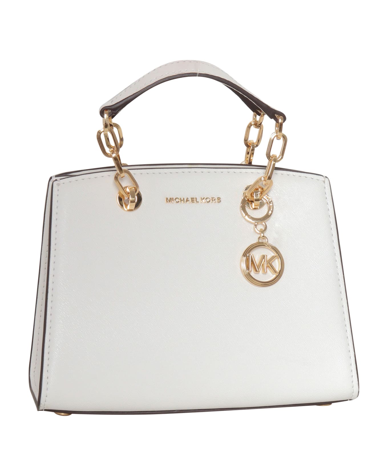 Michael Kors White Xbody Handbag - WHITE