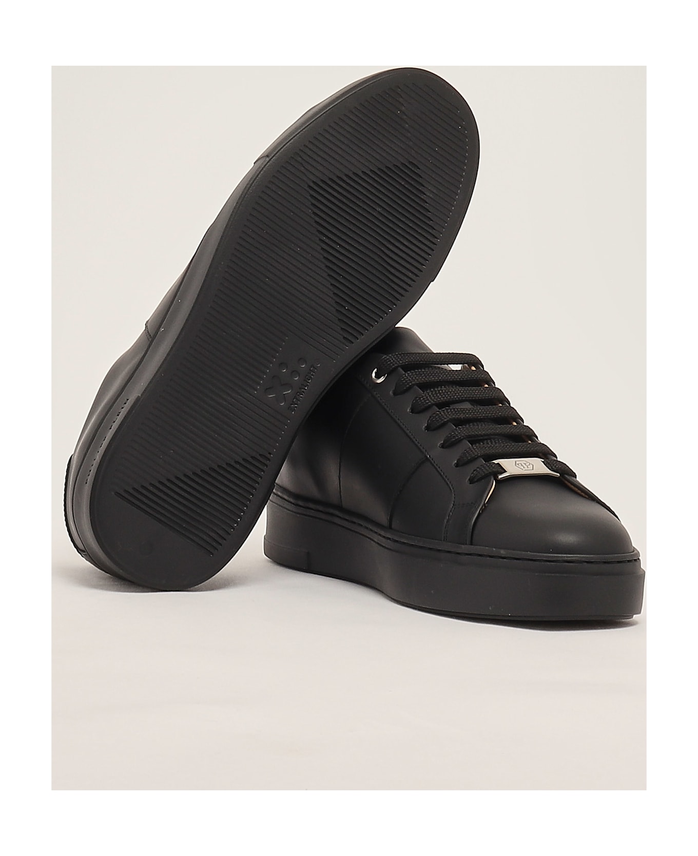 Philipp Plein Lo-top Nappa Sneaker - NERO