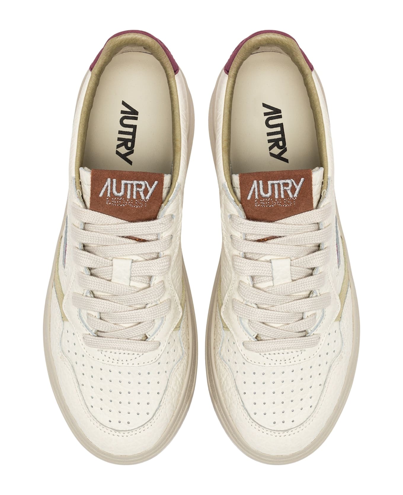 Autry Medalist Low Nbk Ele Suede Brg Brn - Brg Brn