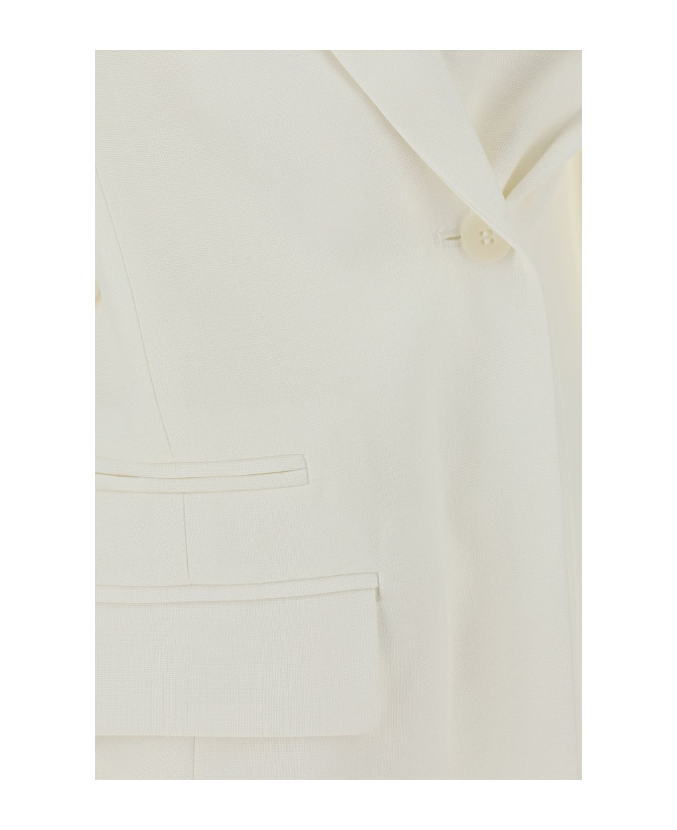 Jacquemus La Veste Tibau Blazer Jacket - White