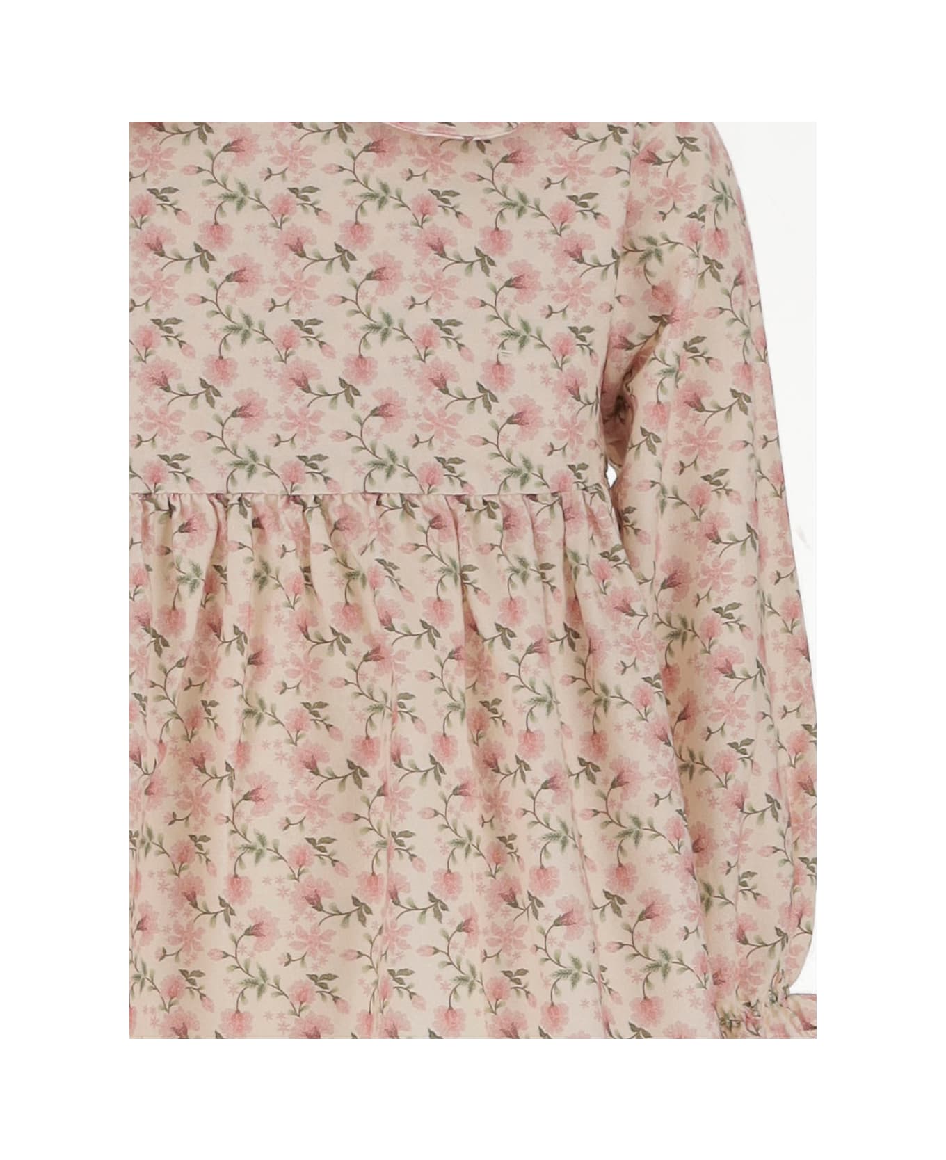 Babe 
Tess Cotton Dress With Floral Pattern - Red