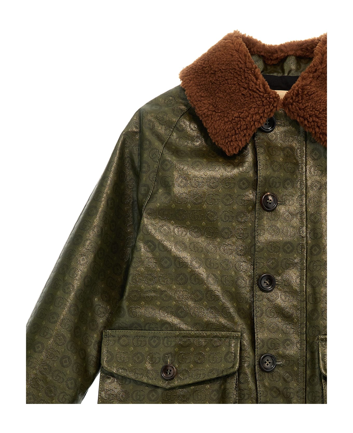 Gucci 'gg Dots' Jacket - Green