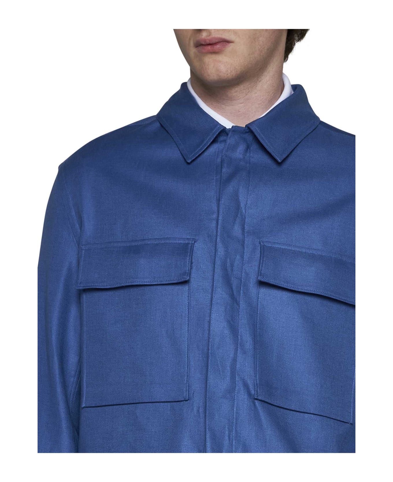 Zegna Shirt - Clear Blue