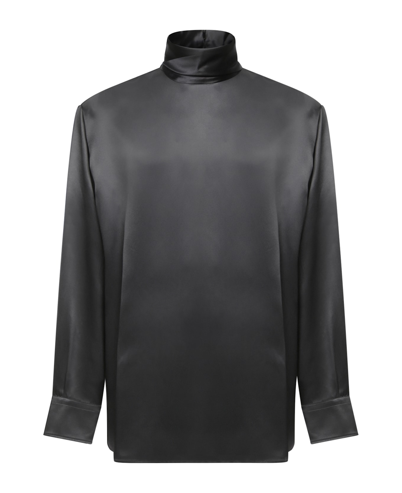 Dolce & Gabbana Wide Turtleneck - Black