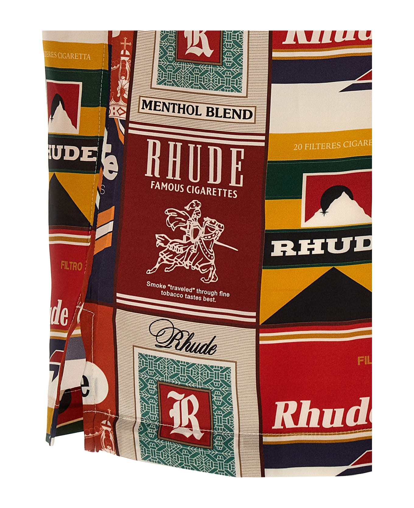 Rhude 'cigaretta' Shirt - Multicolor