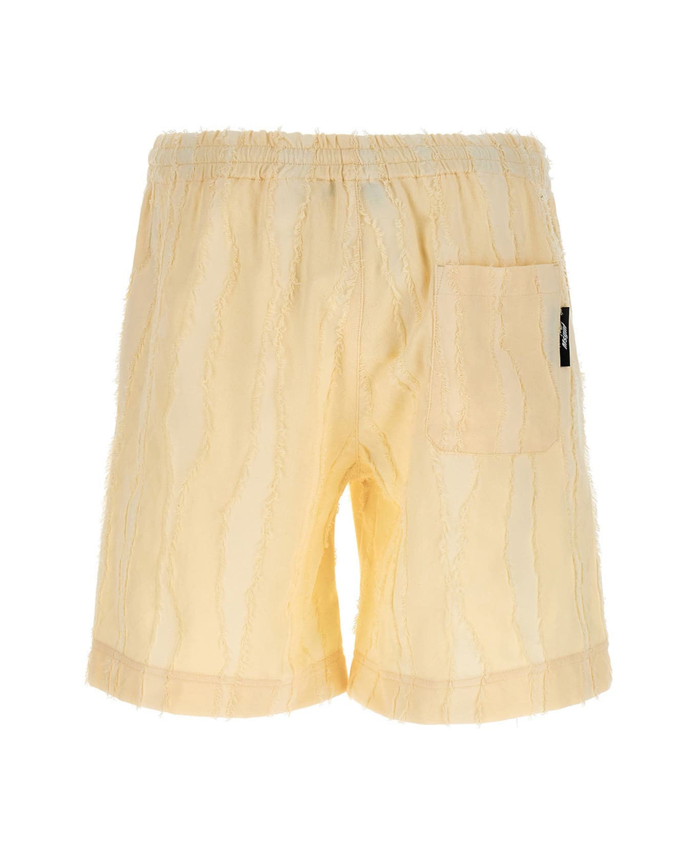 MSGM Fil De Coupe Bermuda Shorts - White ショートパンツ