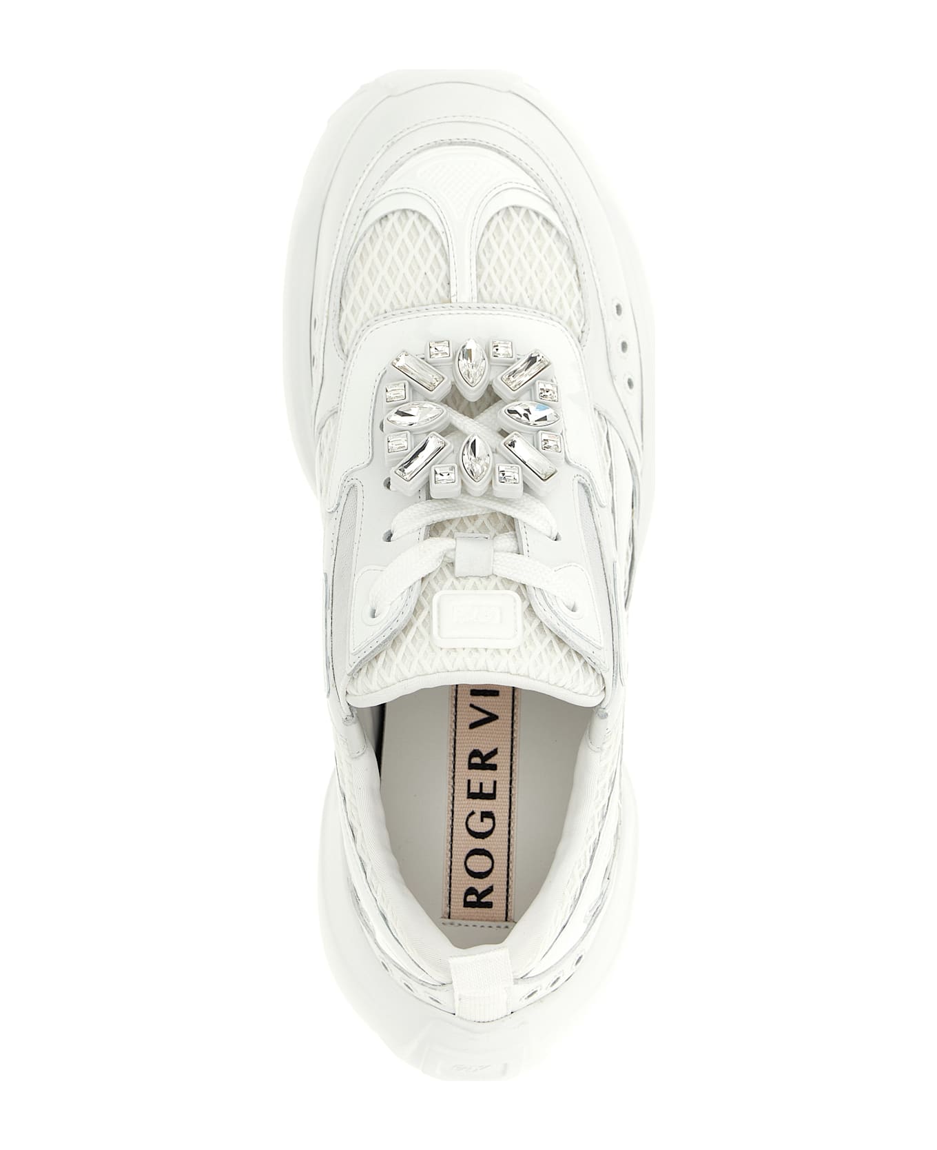 Roger Vivier 'viv' On The Run' Sneakers - BIANCO