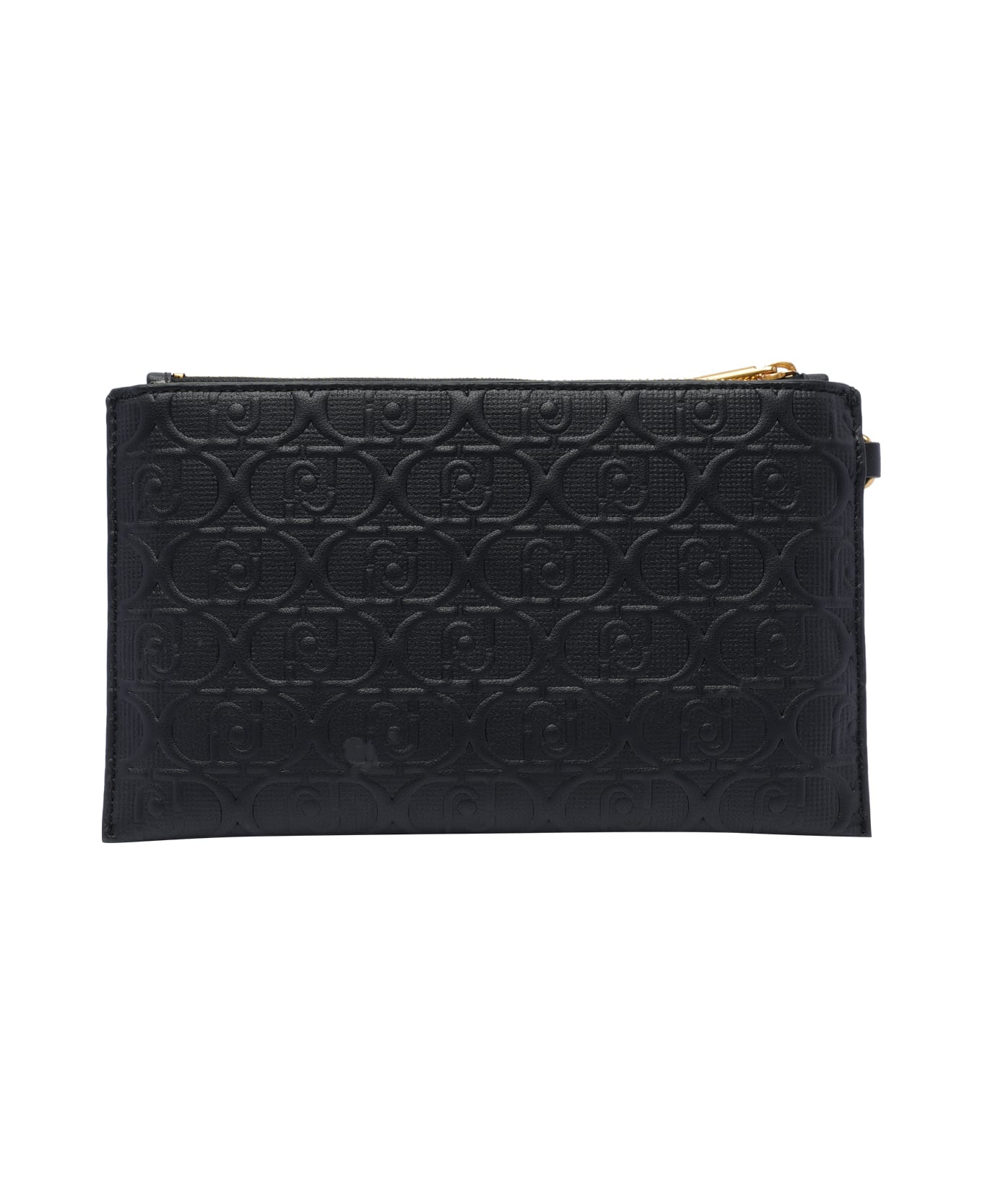 Liu-Jo Logo Zip Wallet - Black