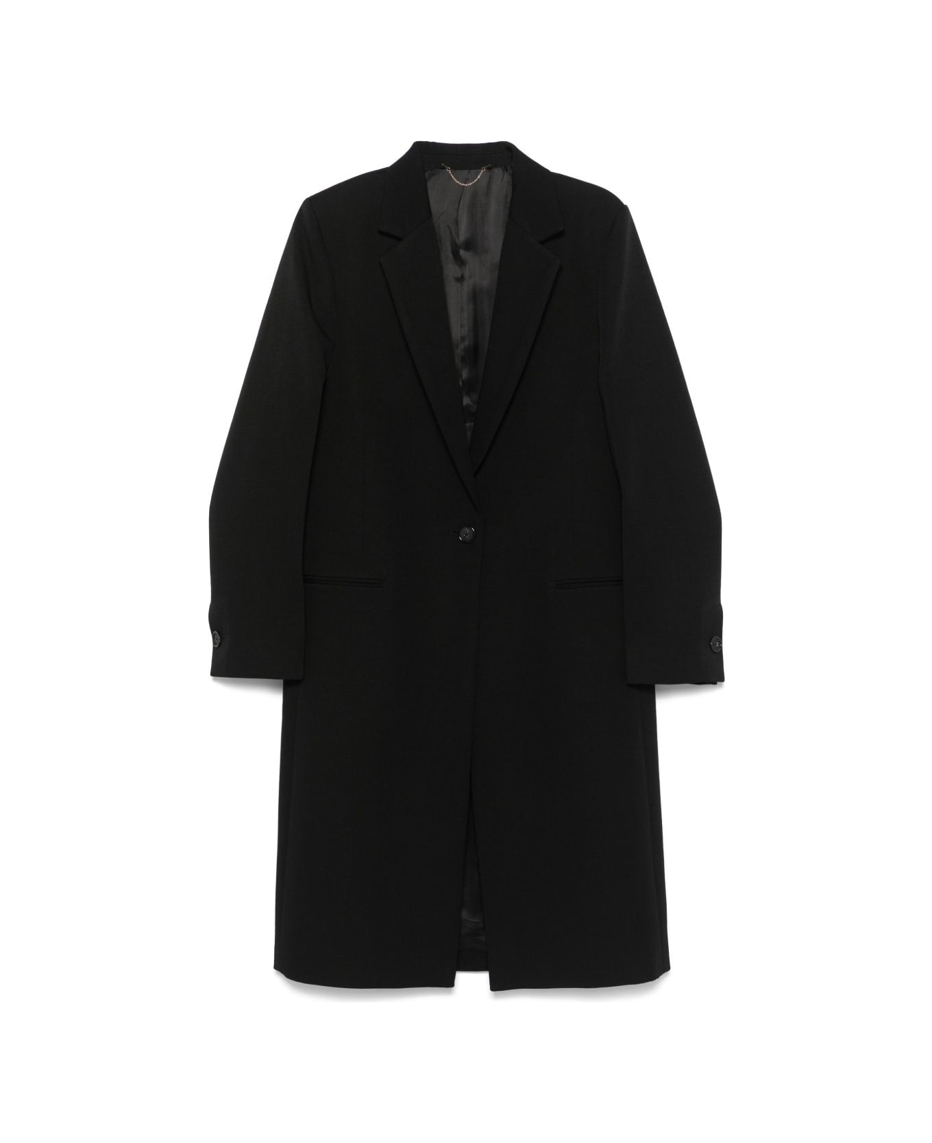 Totême Wool Tailored Coat - Black