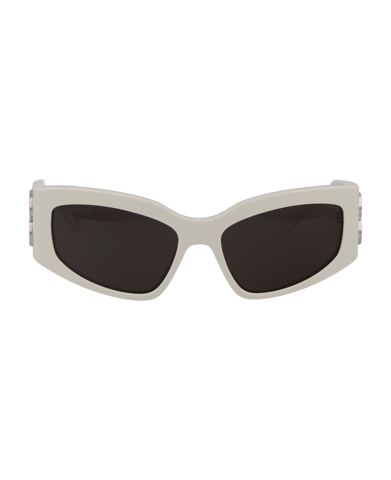 Balenciaga Eyewear Bb0321s Sunglasses - 005 WHITE WHITE GREY