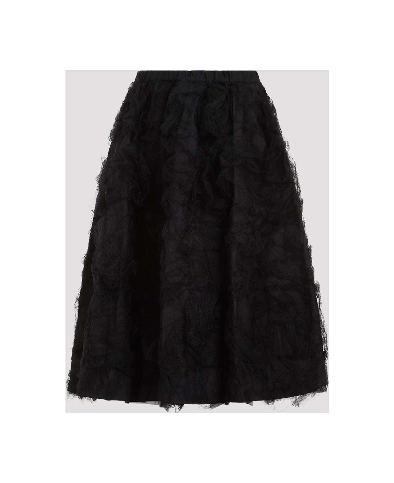 Comme des Garçons Nylon Midi Skirt - Black