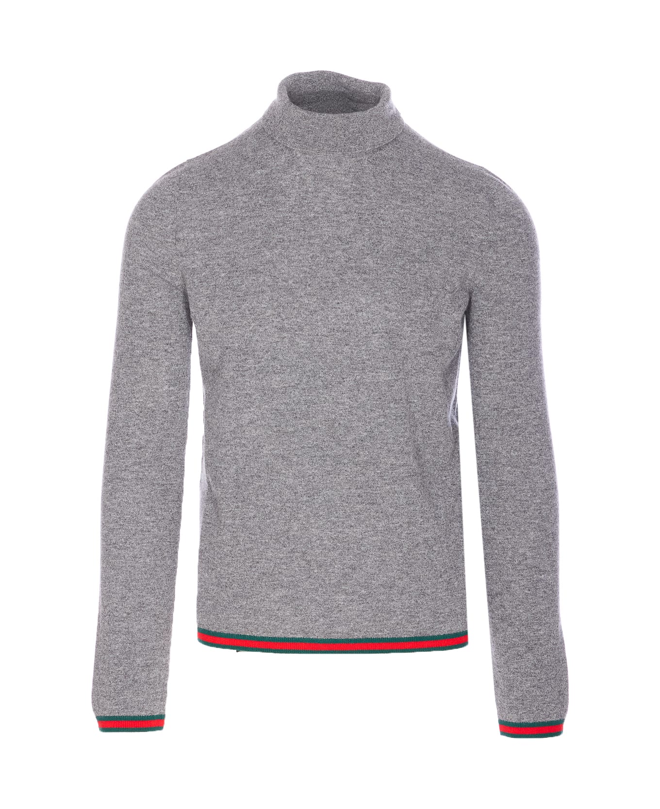 Gucci Web Detail Sweater - Grey
