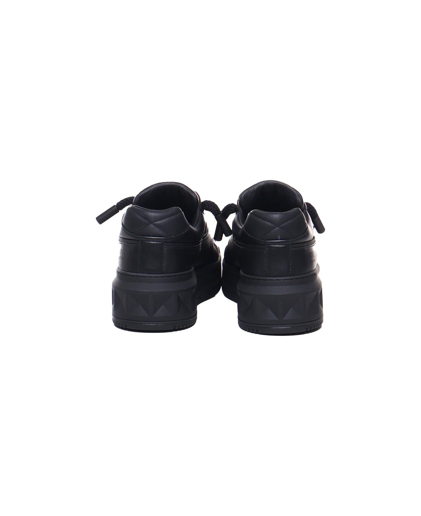 Valentino Garavani One Stud Xl Sneakers In Calfskin - Black スニーカー