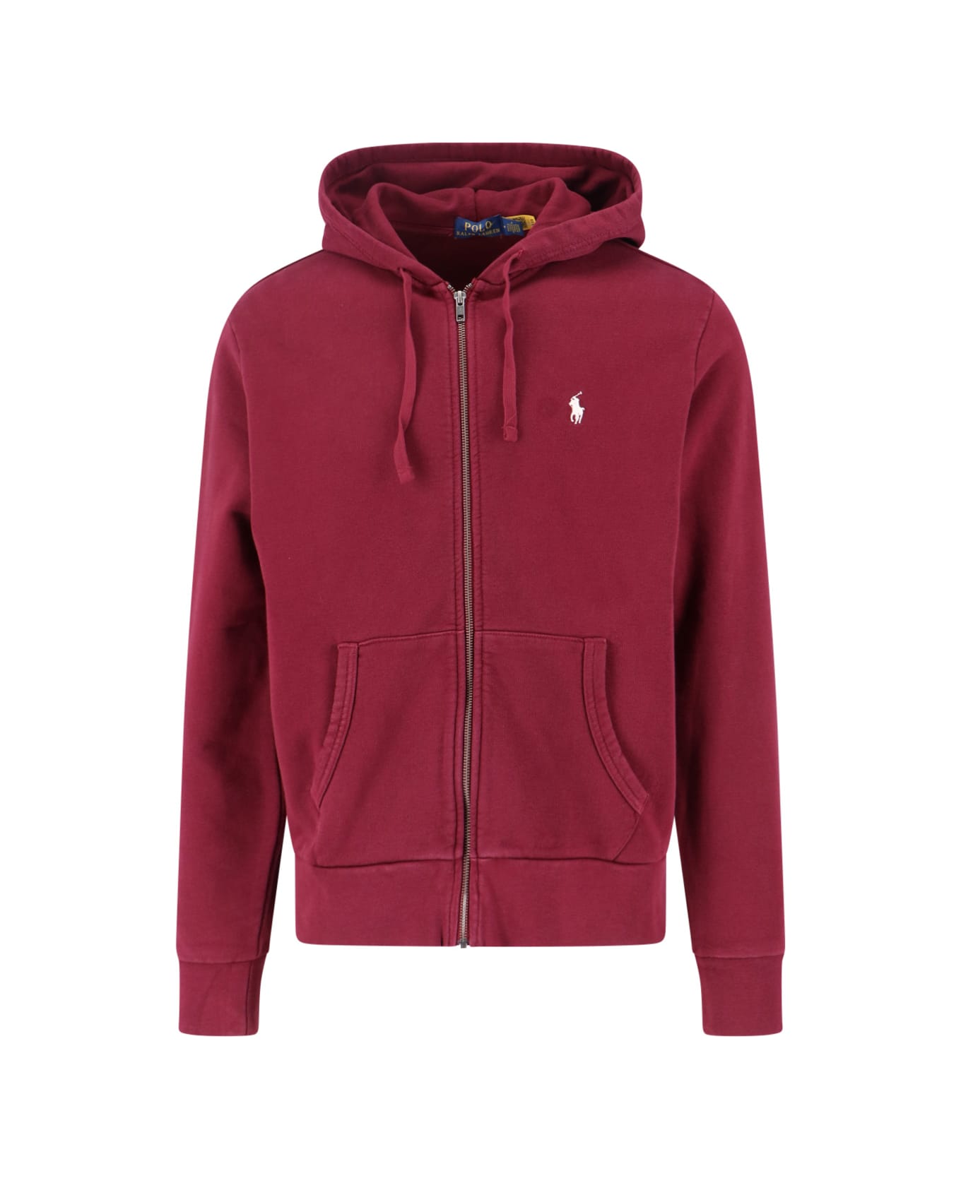 Polo Ralph Lauren Logo Zip Sweatshirt - Red