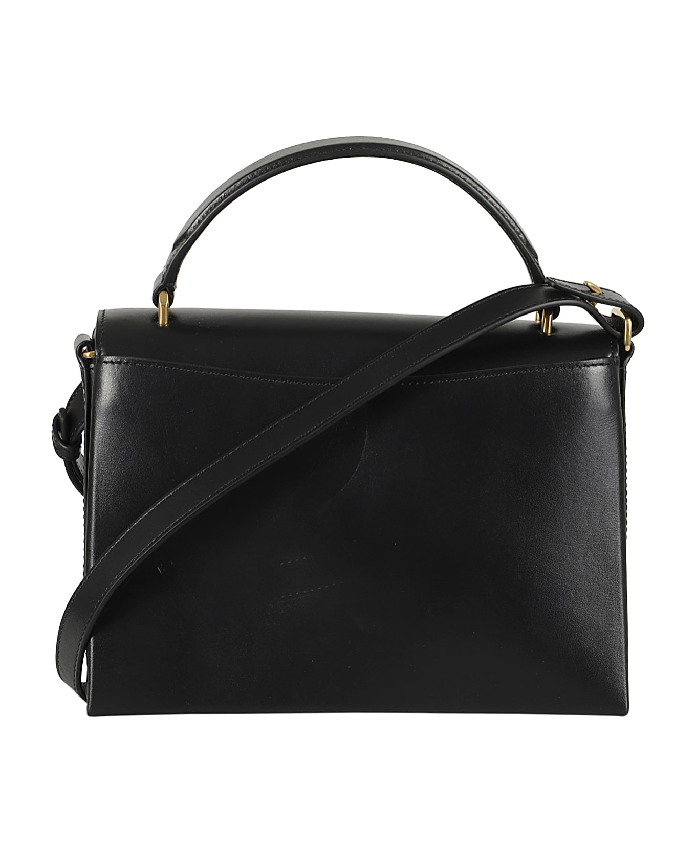 Mulberry Lana Top Handle High Gloss Leather - Black