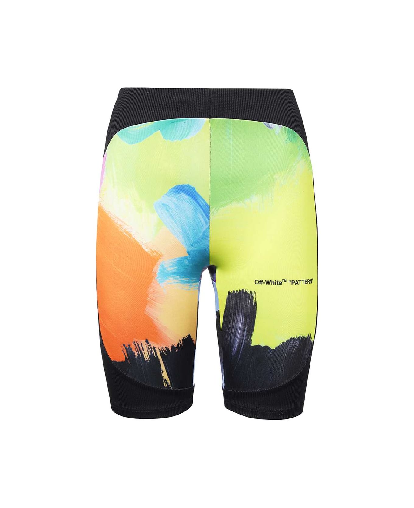 Off-White Logo Print Shorts - black