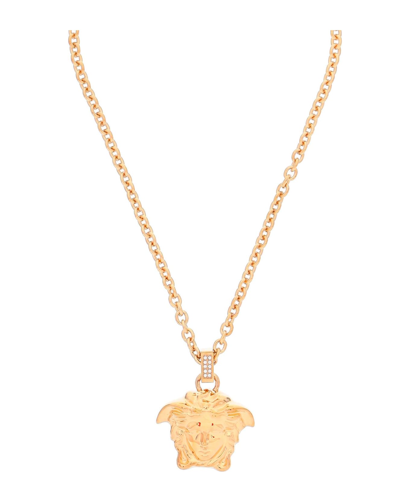 Versace La Medusa Pendant Necklace - crystal-Versace Gold ネックレス