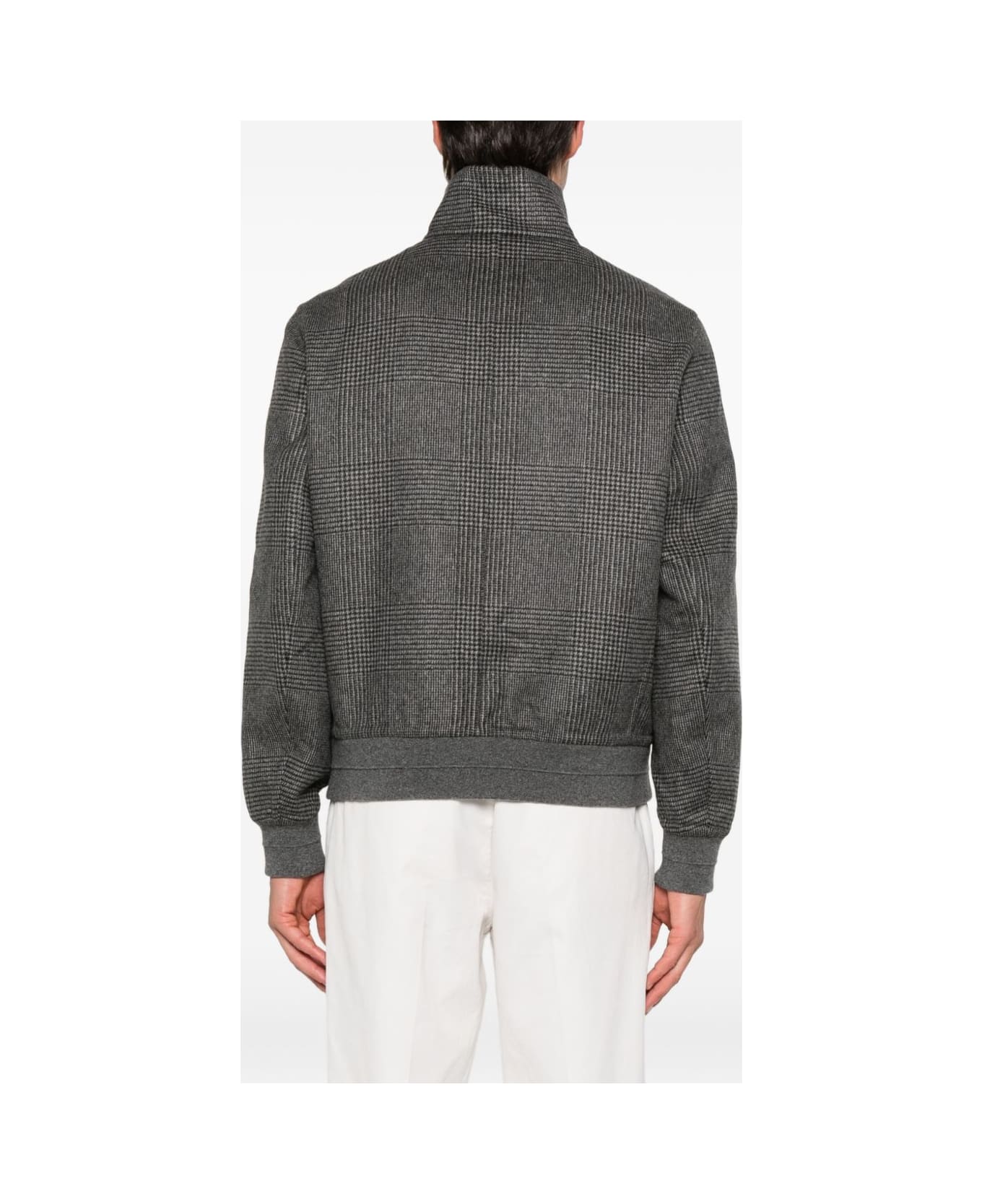 Brunello Cucinelli Cashmere Bomber Jacket - Grey