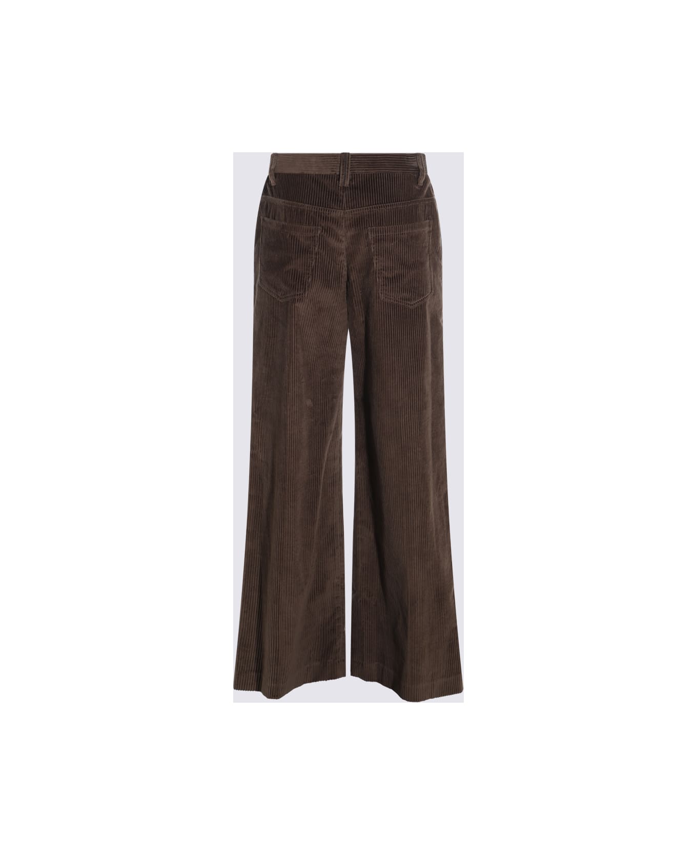 Brunello Cucinelli Brown Cotton Pants - LEGNO