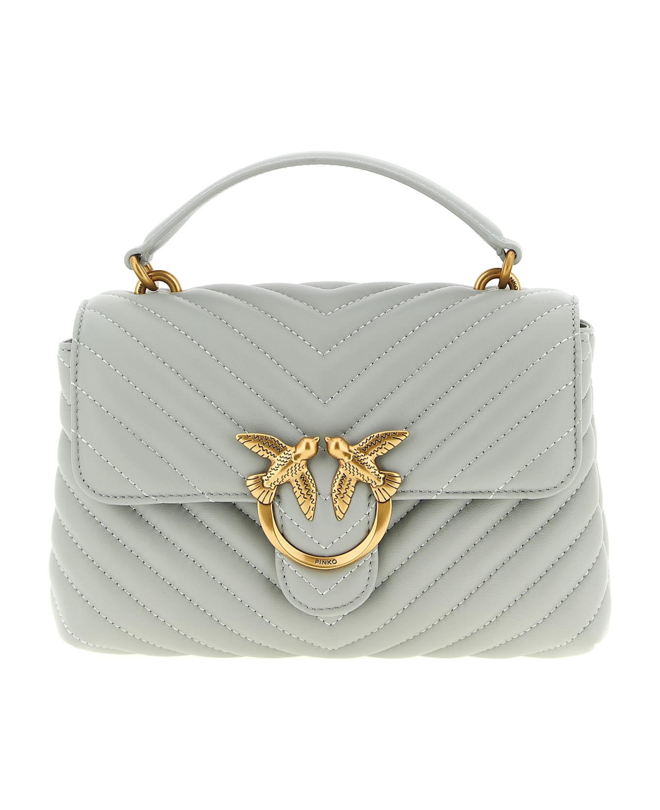 Pinko 'mini Lady Love Puff' Handbag - Gray