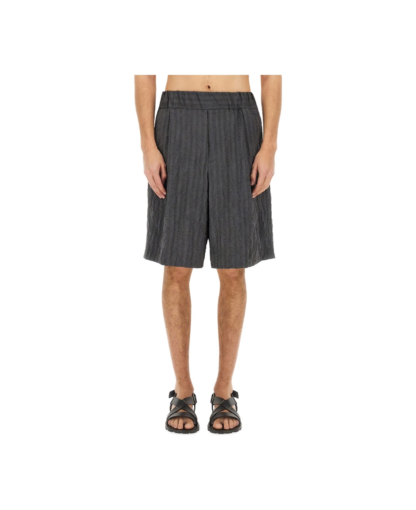 Dries Van Noten Short Pleated - BLUE