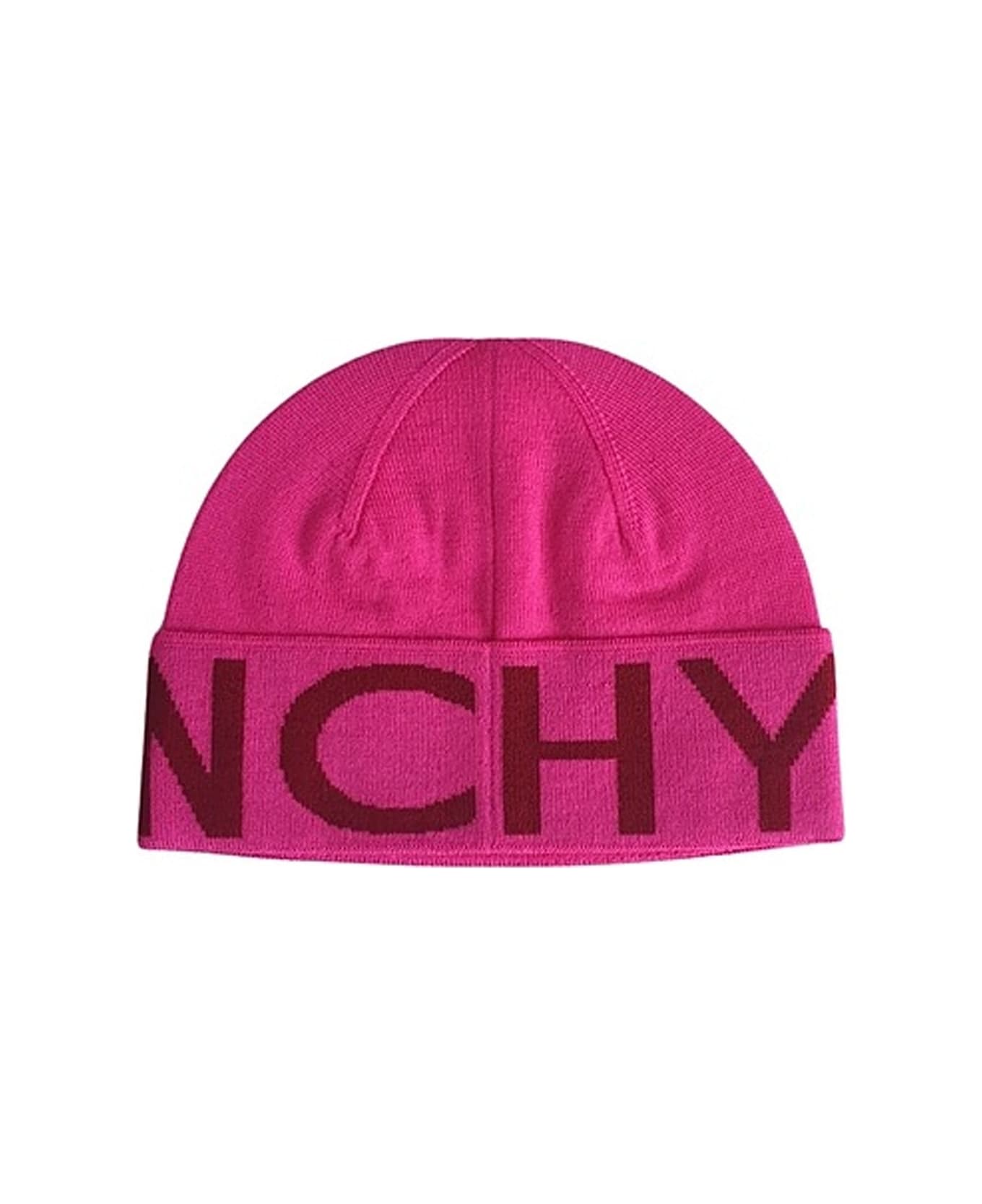 Givenchy Wool Logo Catskills Hat - Pink