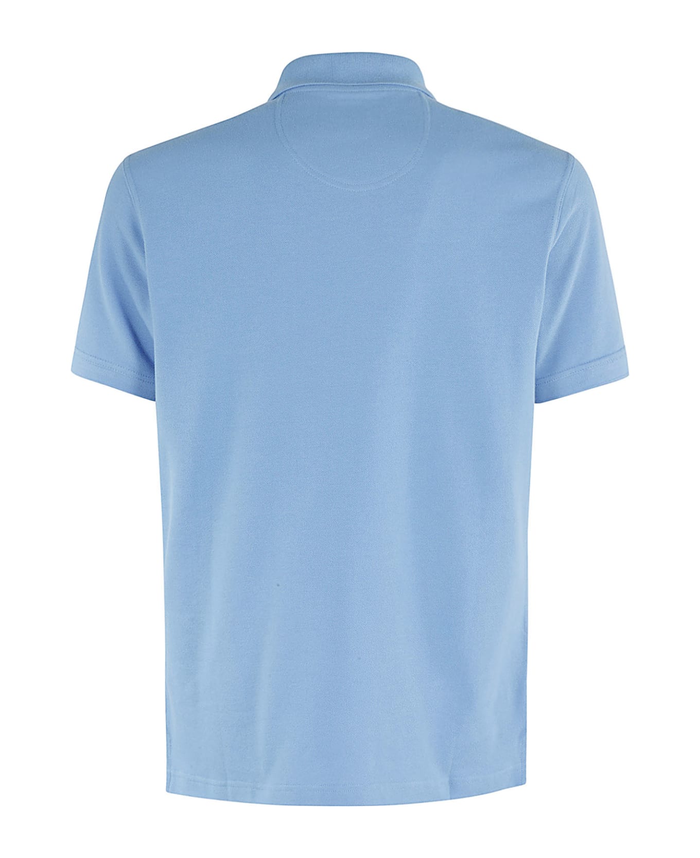 Barbour Tartan Pique - Delft Blue ポロシャツ