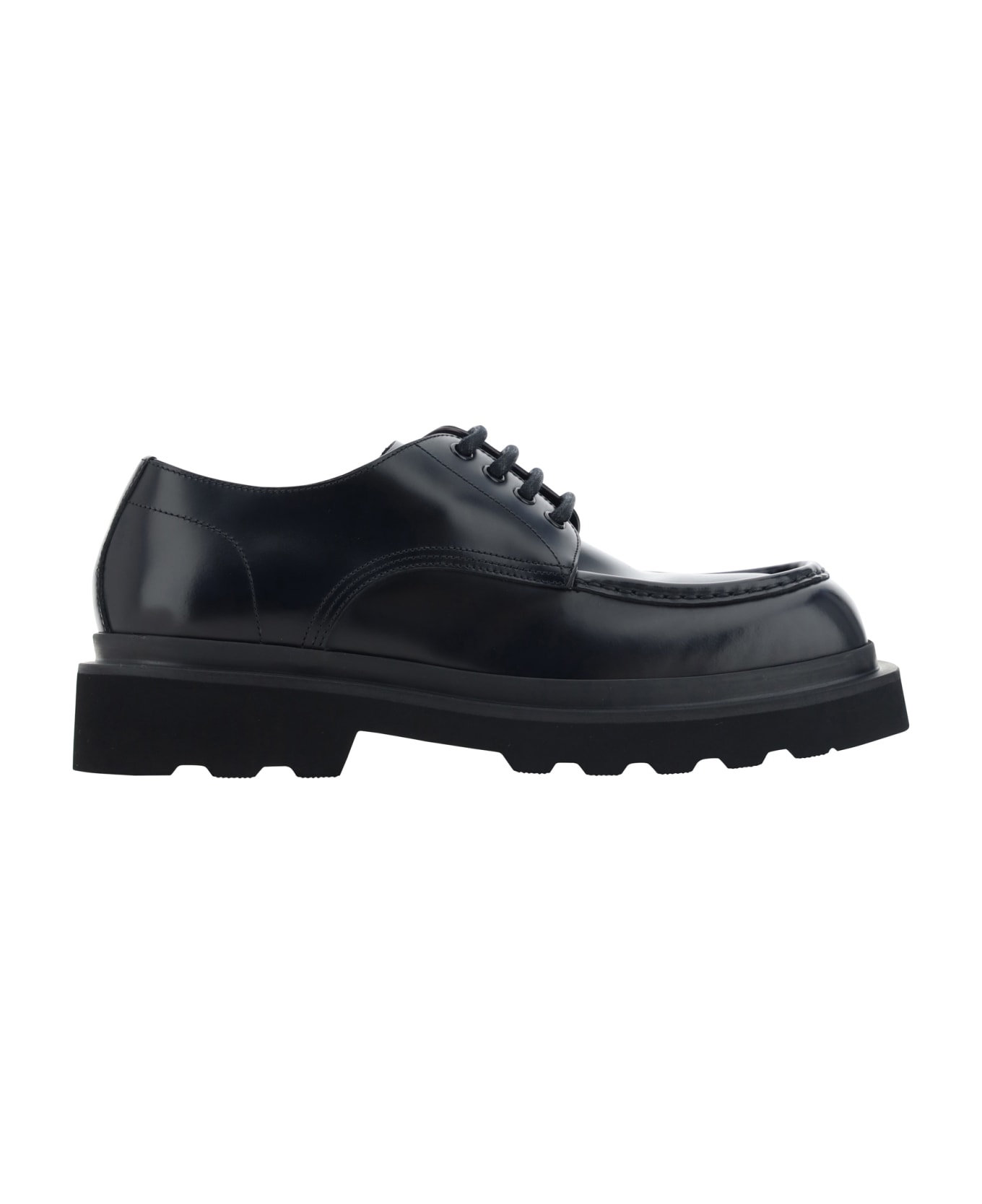 Dolce & Gabbana Derby Lace Up Shoes - Nero ローファー＆デッキシューズ