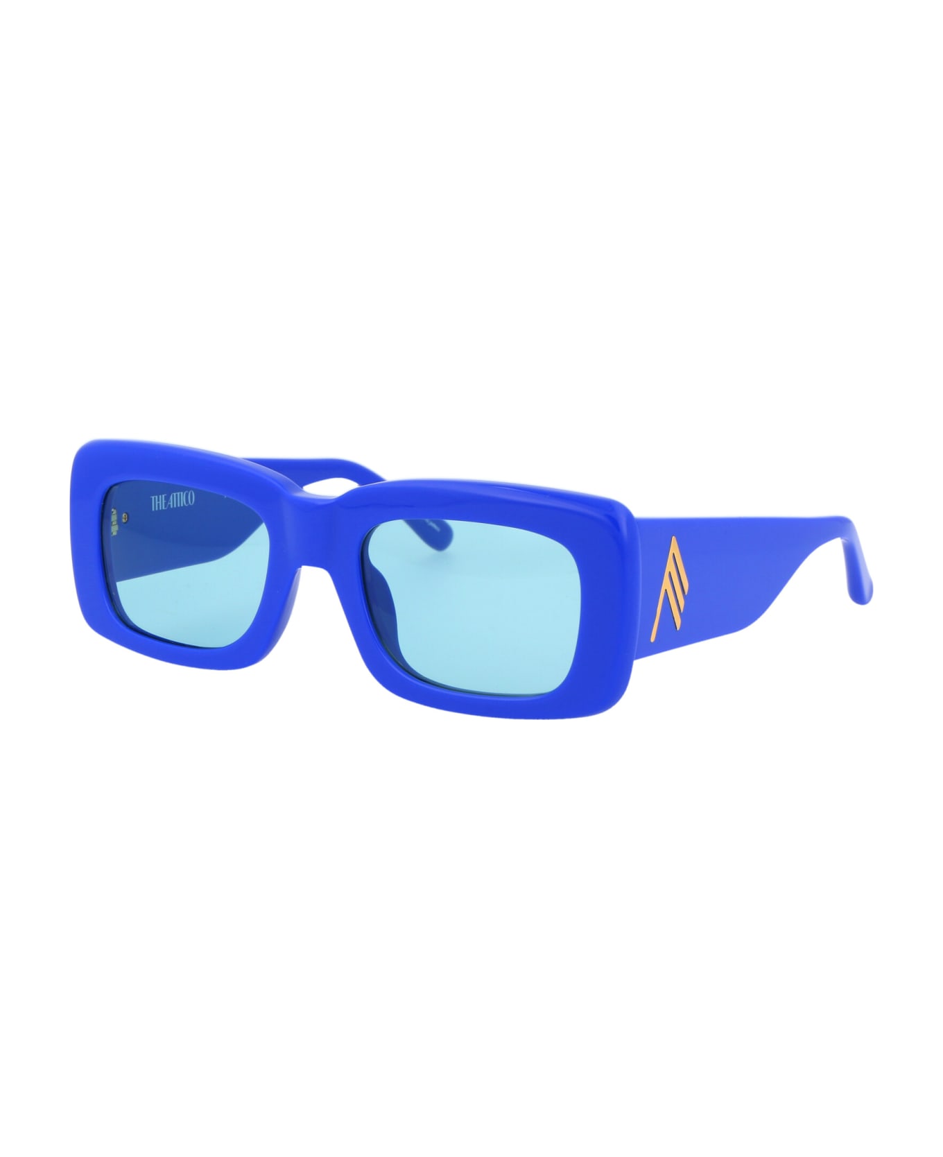 The Attico Marfa Sunglasses - ELECTRICBLUE/YELLOWGOLD/BLUE