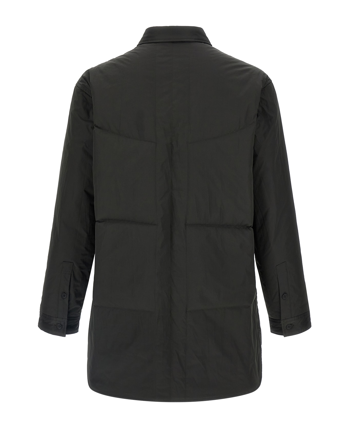 Yohji Yamamoto Padded Overshirt - Black  