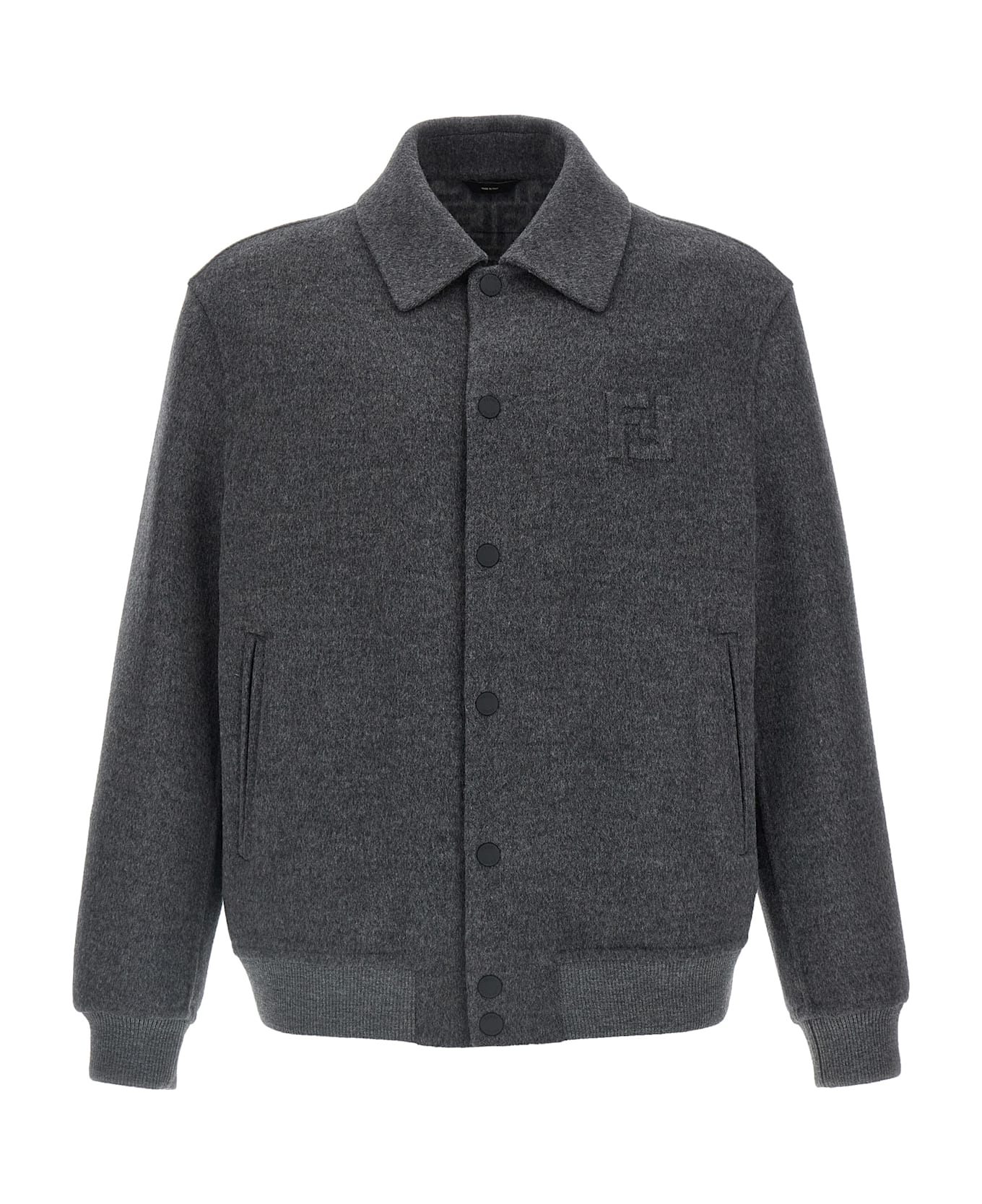 Fendi Wool Blouse - Gray