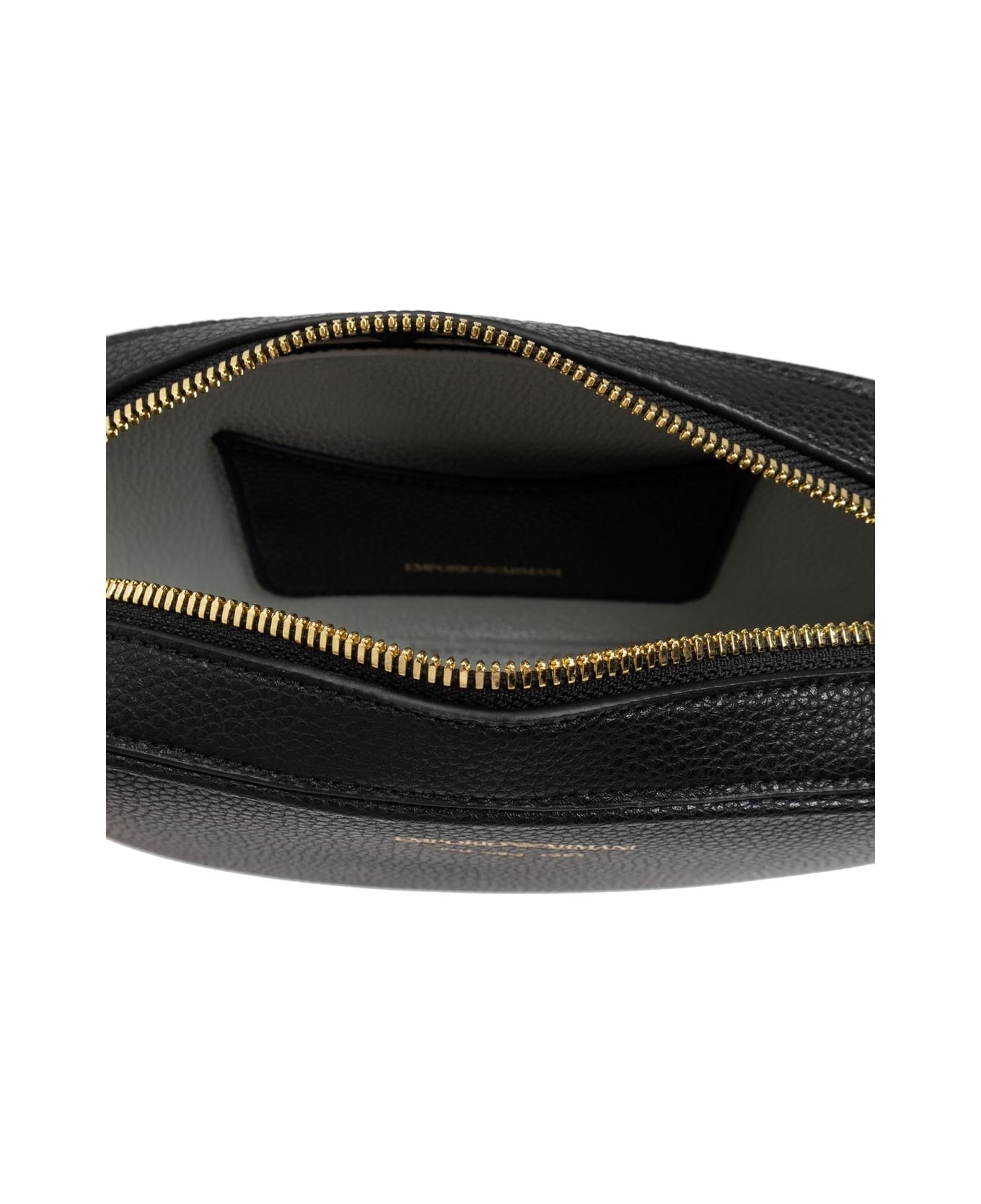 Emporio Armani Shoulder Bag - Black Silver