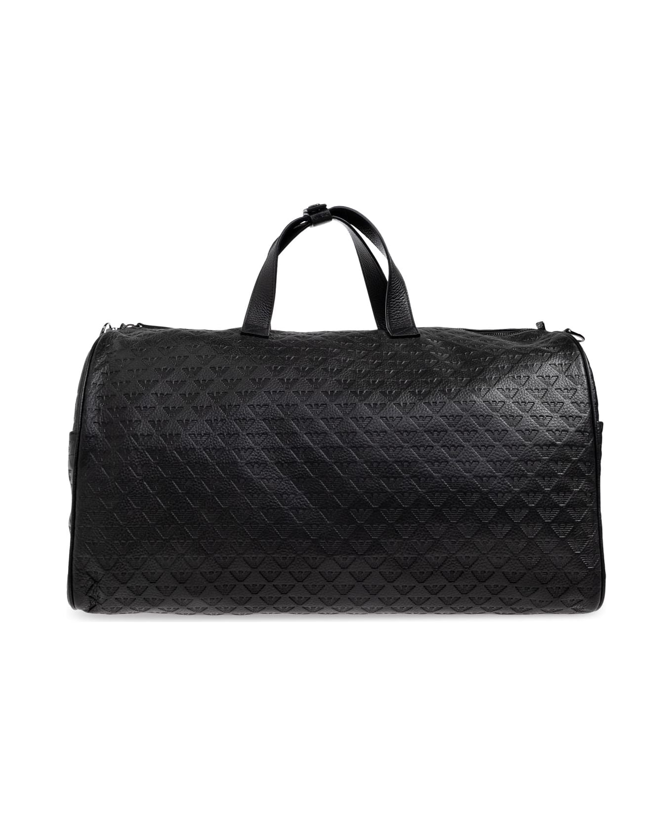 Emporio Armani Monogram Carry-on Bag - Black