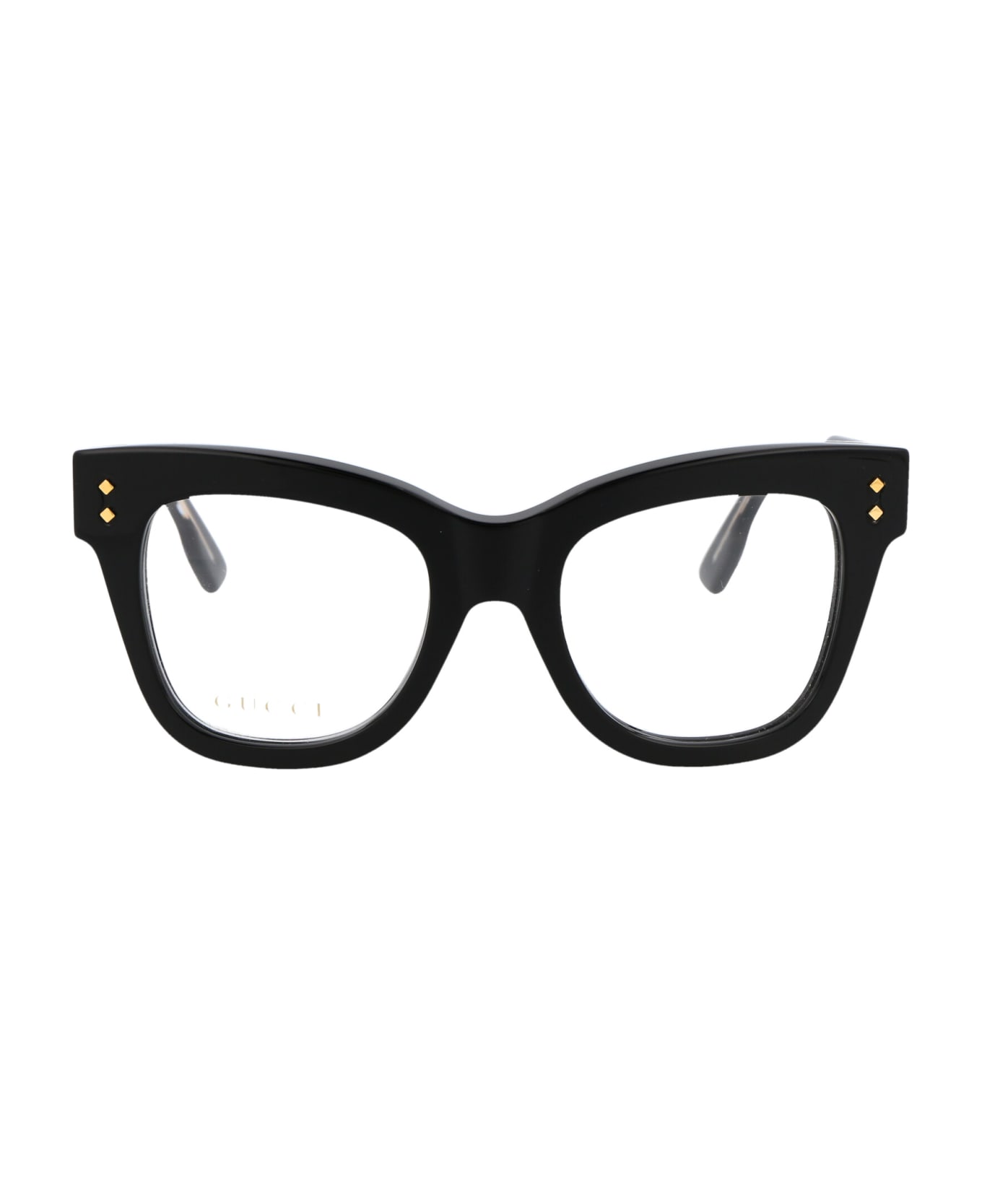 Gucci Eyewear Gg1082o Glasses - 001 BLACK BLACK TRANSPARENT アイウェア