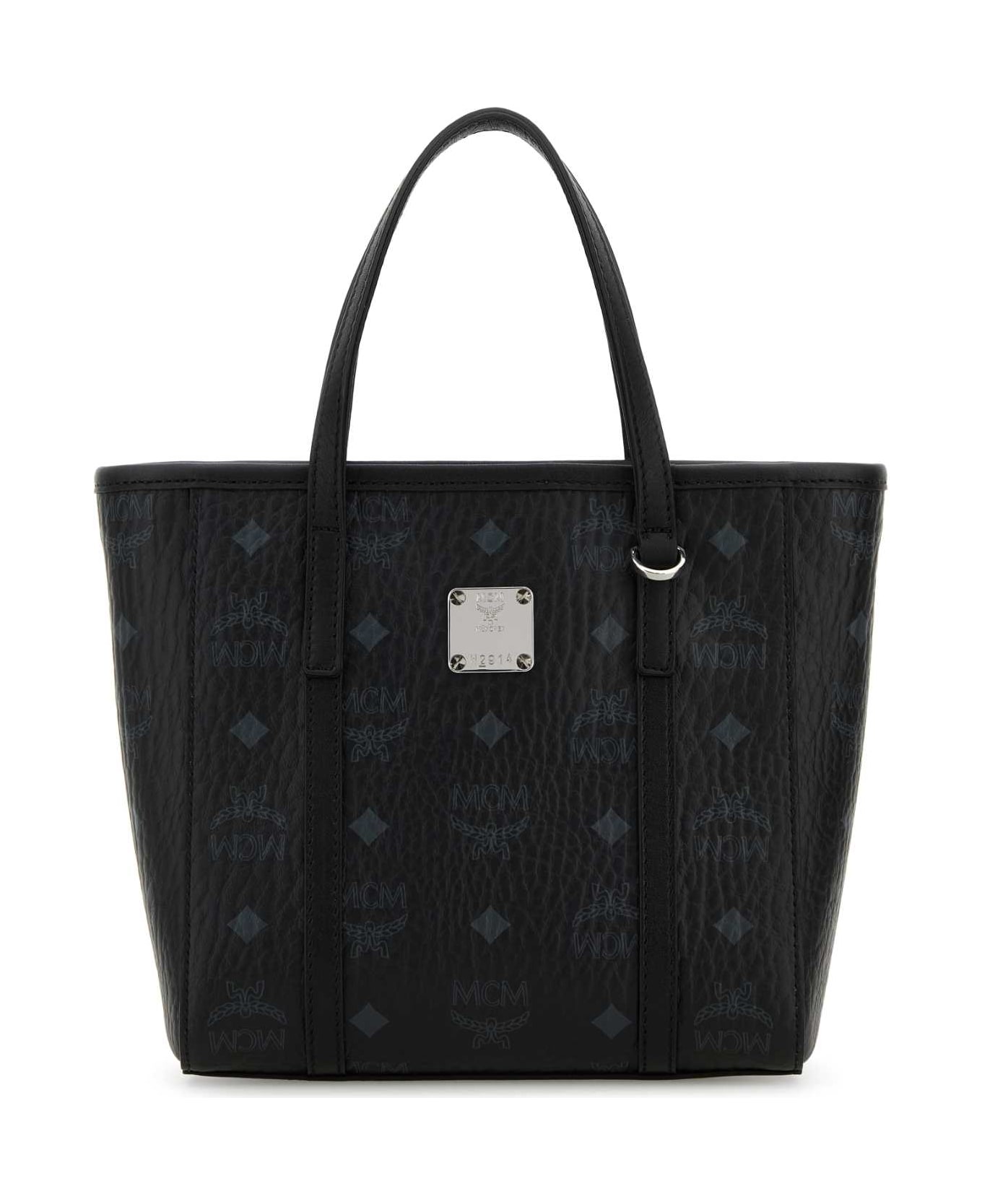 MCM Printed Canvas Mini Tony Handbag - BK
