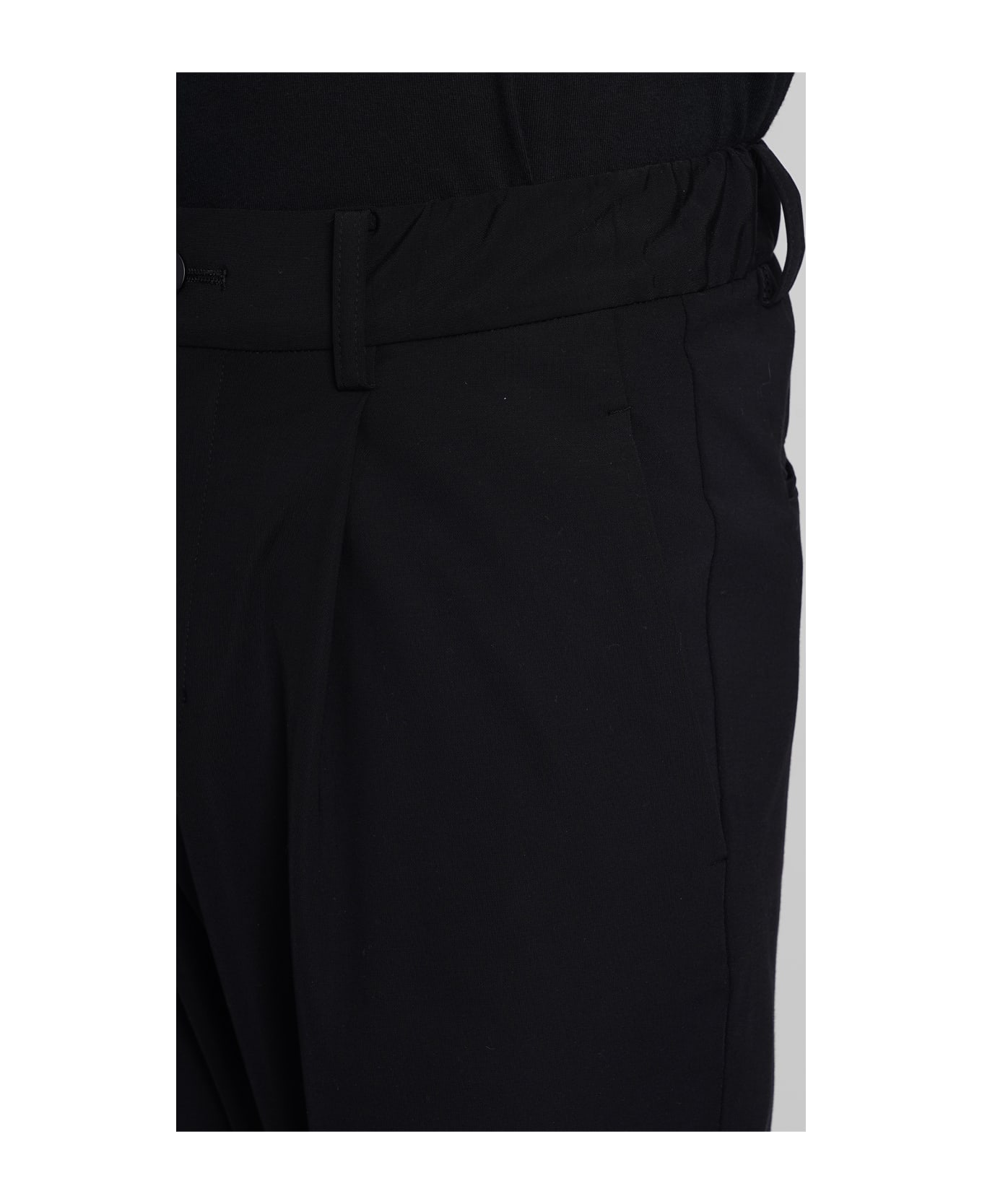 Attachment Pants In Black Nylon - black