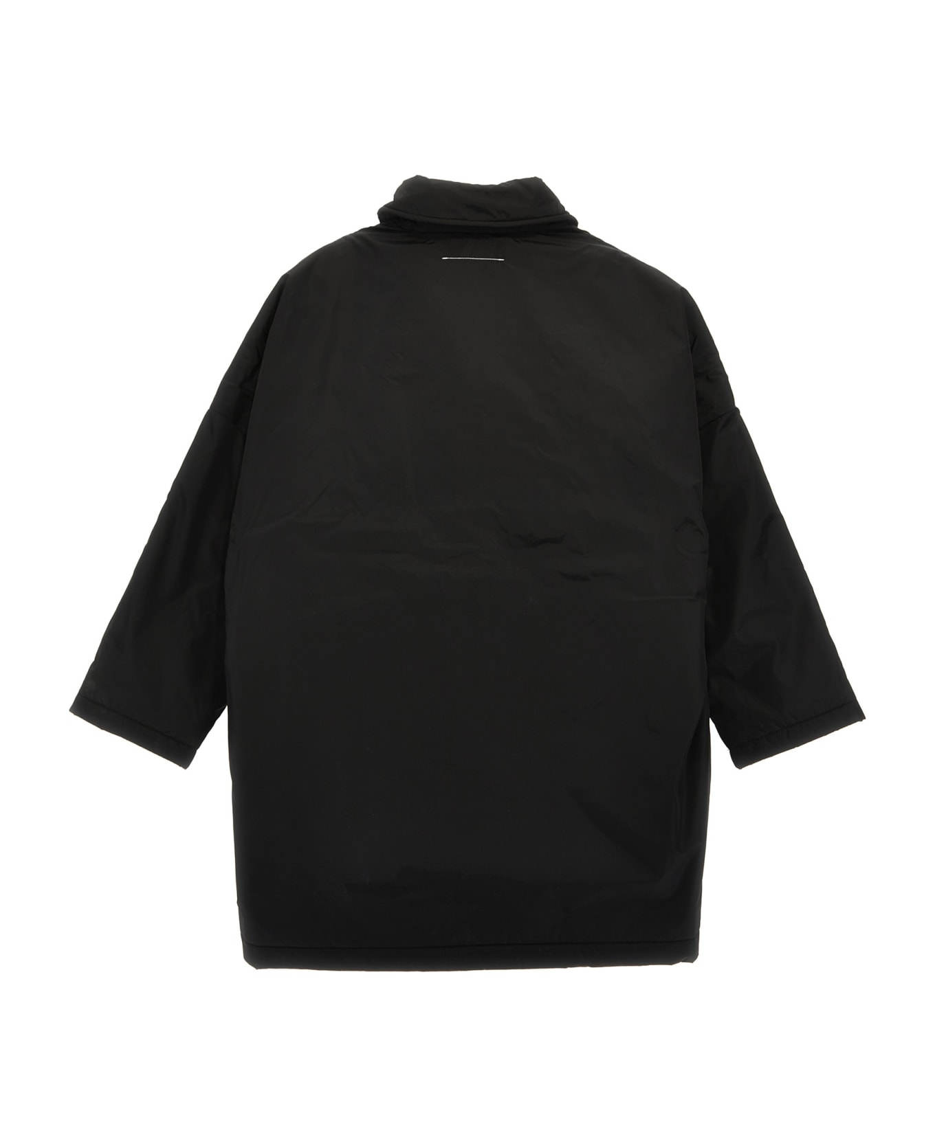MM6 Maison Margiela Technical Fabric Coat - Black  