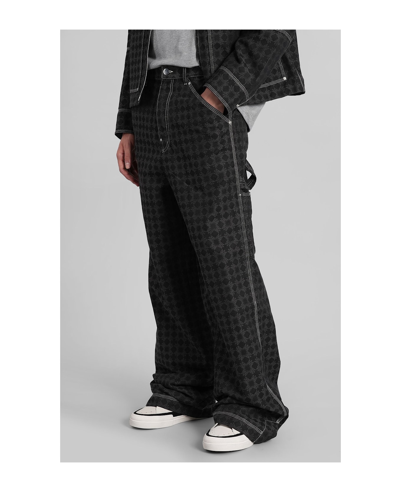 AMIRI Pants In Black Cotton - black