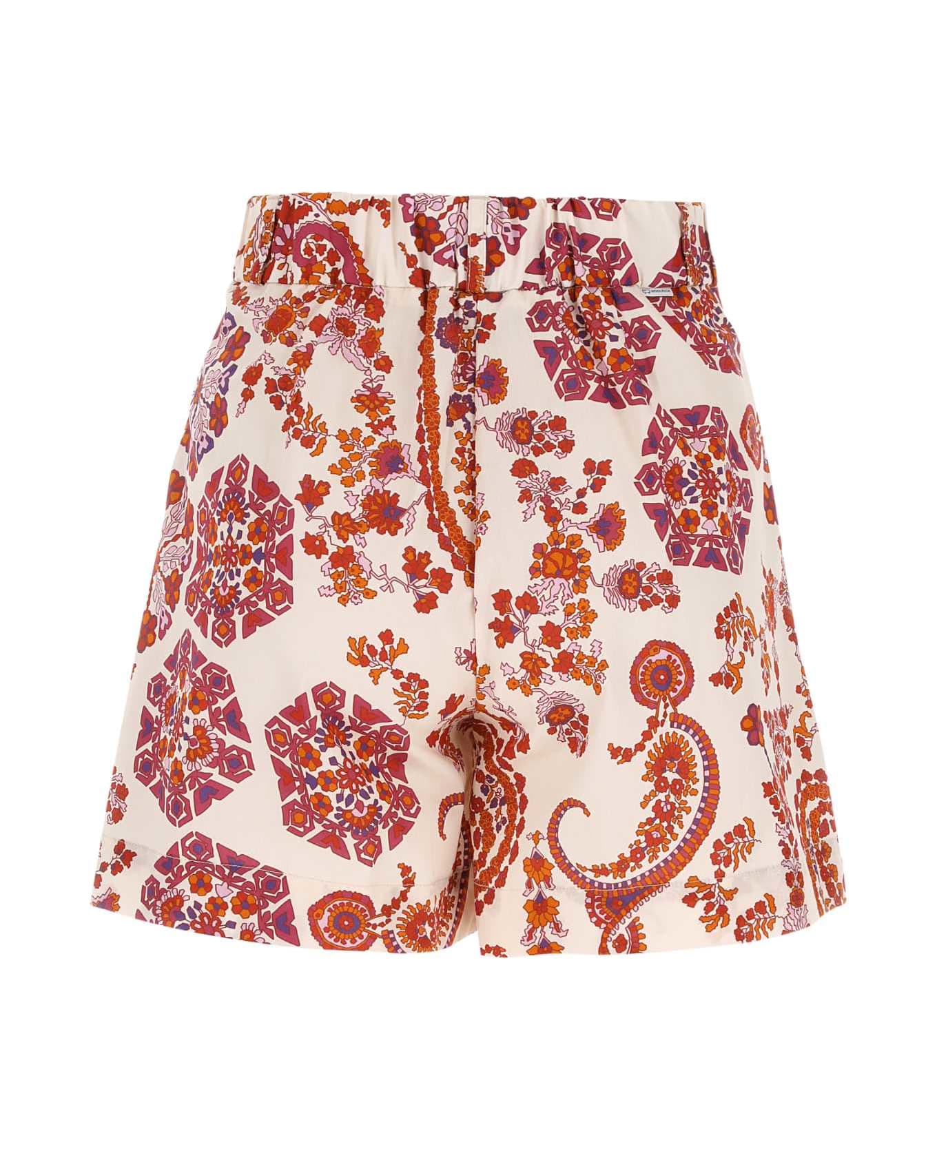 Woolrich Printed Cotton Shorts - 5490 ショートパンツ