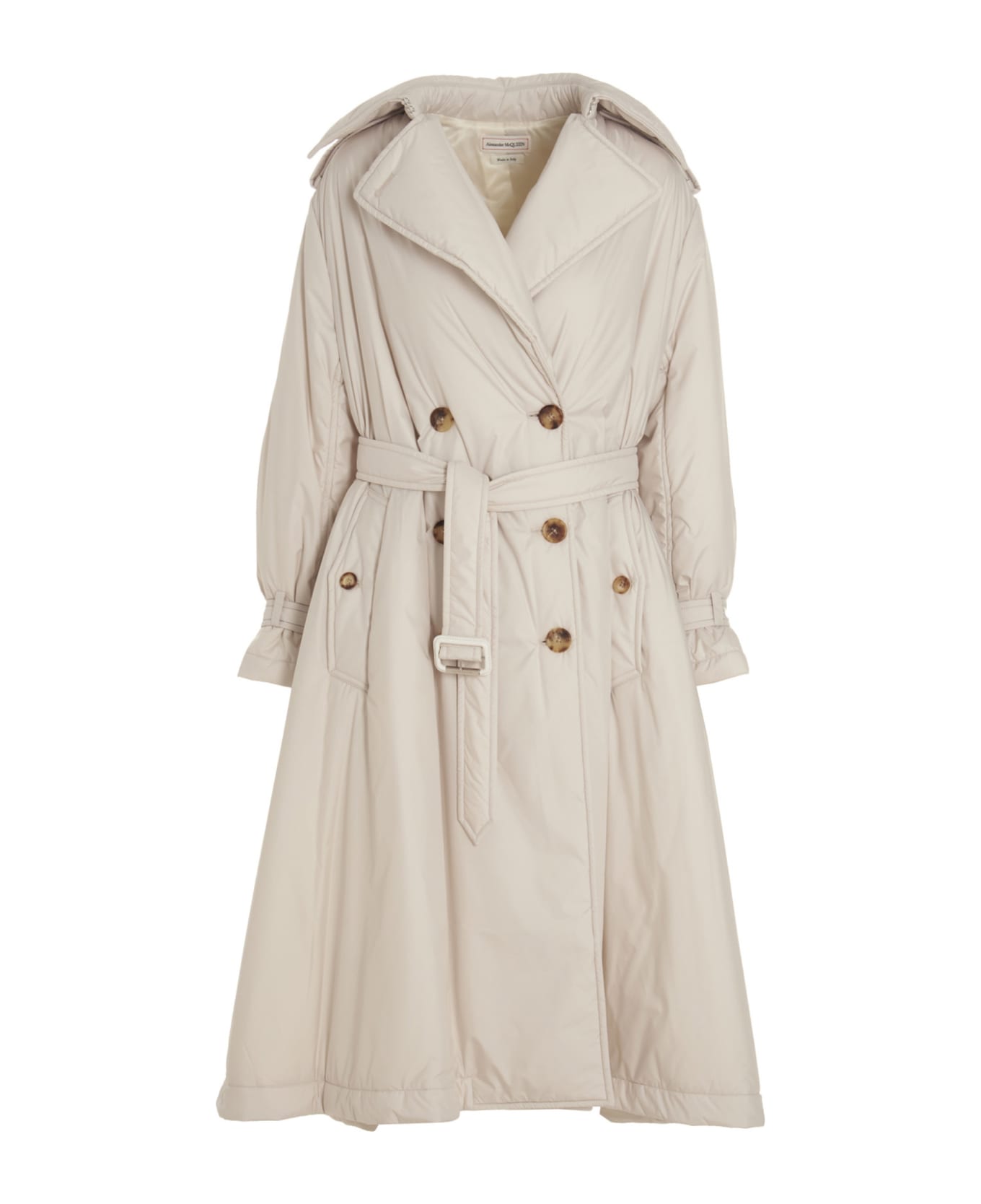 Alexander McQueen Double Breast Down Jacket - White